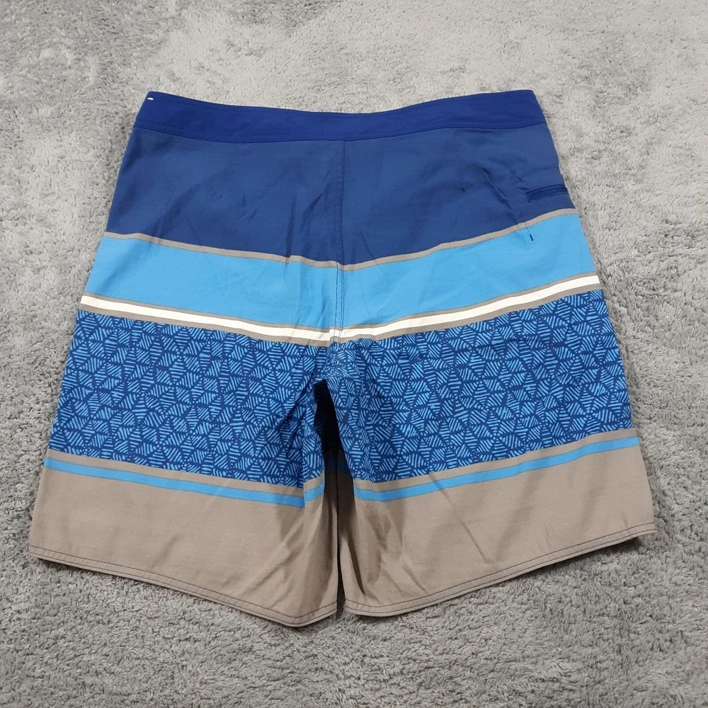 Patagonia Swim Trunks Water Beach Board Shorts Mens Size 36 Nylon Blue